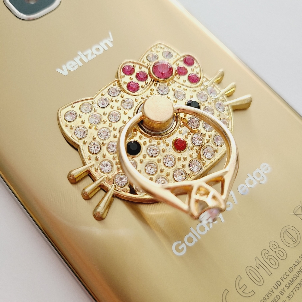 Hello Kitty Rhinestone Ring Pop Socket Phone Strap - Picture 5 of 6